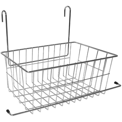 Корзинка хромированная для моющих средств на уборочные тележки 8024, 8036 купить в Москве с доставкой по всей России | ProtosMarket.ru