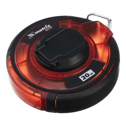 Рулетка геодезическая 20 м х 12,5 мм, закрытый корпус, стальная лента, односторонняя шкала, Pro Matrix по ценам производителя в Екатеринбурге с доставкой по всей России