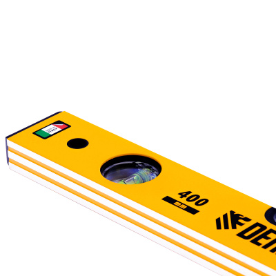 Уровень алюминиевый, 400 мм, фрезерованный, 3 глазка Denzel по ценам производителя в Екатеринбурге с доставкой по всей России