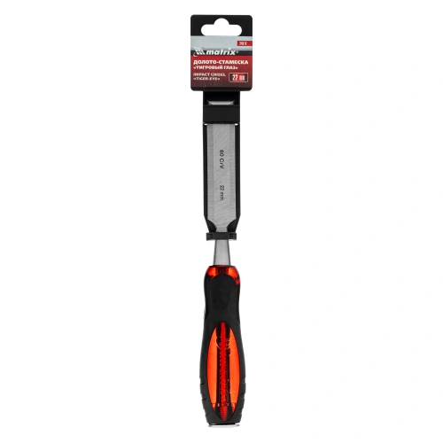 Долото-стамеска "Тигровый глаз", 22 мм, двухкомпонентная обрезиненная рукоятка Matrix по ценам производителя в Екатеринбурге с доставкой по всей России