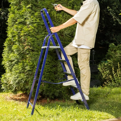 Стремянка, 5 ступеней, стальная, Сибртех по ценам производителя в Екатеринбурге с доставкой по всей России