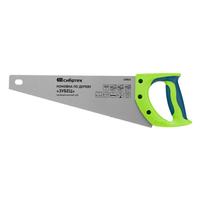 Ножовка по дереву"Зубец" для точных пильных работ, 350 мм, каленый зуб 2D, 14 TPI, двухкомпонентная рукоятка Сибртех по ценам производителя в Екатеринбурге с доставкой по всей России