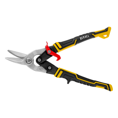 Ножницы по металлу, 270 мм, прямой и левый рез, сталь-СrMo, трехкомпонентные рукоятки Denzel по ценам производителя в Екатеринбурге с доставкой по всей России