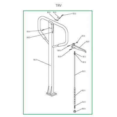 Ручка в сборе для TRV по ценам производителя в Екатеринбурге с доставкой по всей России