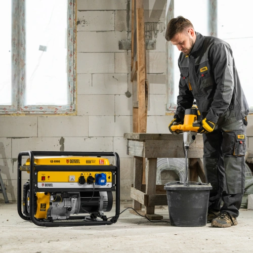 Генератор бензиновый GE 8900, 8.5 кВт, 220 В/50 Гц, 25 л, ручной старт Denzel по ценам производителя в Екатеринбурге с доставкой по всей России
