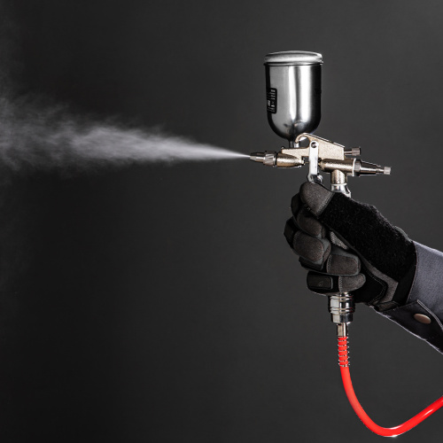 Краскораспылитель пневматический для финишных работ с верхним бачком V 0,1 л, сопло D 0.5 мм Matrix по ценам производителя в Екатеринбурге с доставкой по всей России