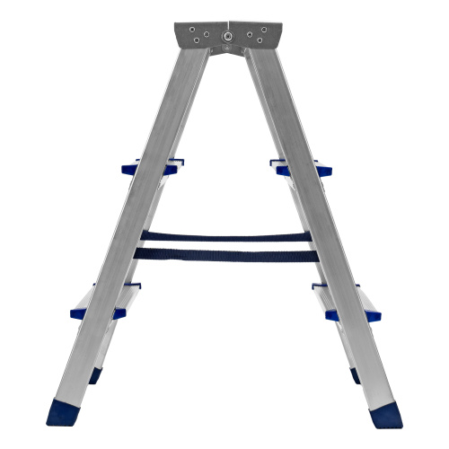 Стремянка двусторонняя 3 ступени, алюминиевая, Сибртех по ценам производителя в Екатеринбурге с доставкой по всей России