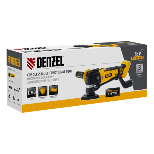 Многофункциональный инструмент аккумуляторный MTL-IB-18-0, Li-Ion, 18 В Denzel по ценам производителя в Екатеринбурге с доставкой по всей России