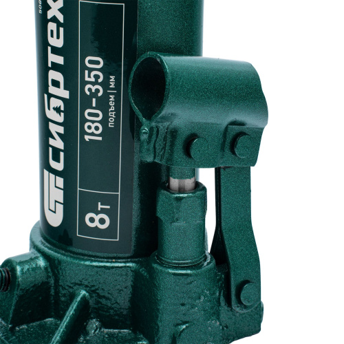 Домкрат гидравлический бутылочный, 8 т, 180-350 мм Сибртех по ценам производителя в Екатеринбурге с доставкой по всей России