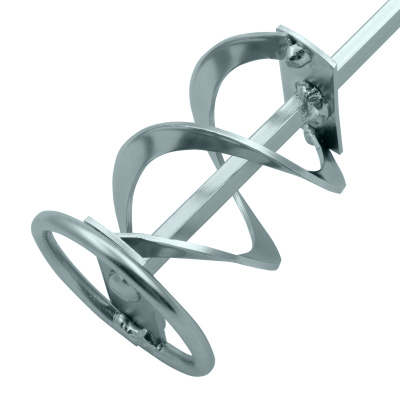 Миксер для красок и штукатурных смесей, 60 х 400 мм, оцинкованный, шестигранный хвостовик 8 мм Denzel по ценам производителя в Екатеринбурге с доставкой по всей России