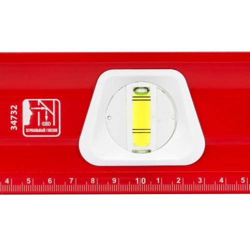 Уровень алюминиевый, магнит, фрезерованный, 3 глазка (1 зеркальный) двухкомпонентные рукоятки, 800 мм Matrix по ценам производителя в Екатеринбурге с доставкой по всей России