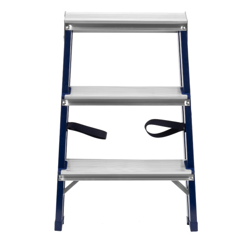 Стремянка двусторонняя 3 ступени, стальная, Сибртех по ценам производителя в Екатеринбурге с доставкой по всей России