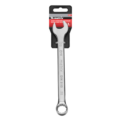 Ключ комбинированный, 20 мм, CrV, полированный хром Matrix по ценам производителя в Екатеринбурге с доставкой по всей России