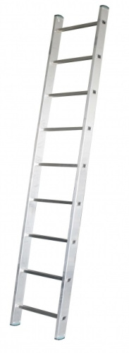 Лестница приставная алюминиевая 1*9 по ценам производителя в Екатеринбурге с доставкой по всей России