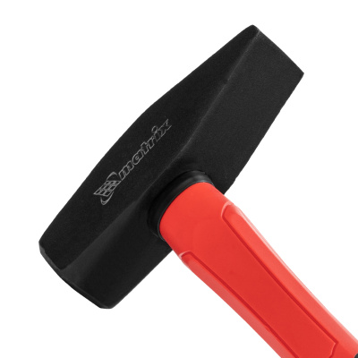 Молоток слесарный optimal, 1000 г, фибергласовая обрезиненная рукоятка, квадратный боек Matrix по ценам производителя в Екатеринбурге с доставкой по всей России