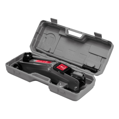 Домкрат гидравлический подкатной, 2 т, высота подъема 135-385 мм, в пластиковый кейсе Matrix по ценам производителя в Екатеринбурге с доставкой по всей России