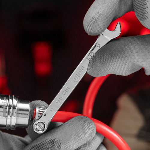 Ключ комбинированный, 6 мм, CrV, полированный хром Matrix по ценам производителя в Екатеринбурге с доставкой по всей России