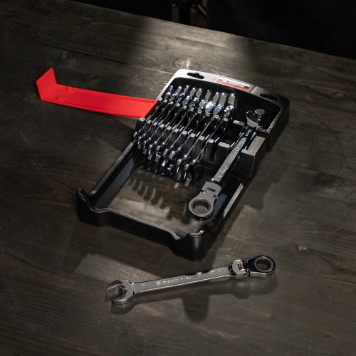 Набор ключей комбинированных, трещоточных шарнирных 11 шт. Matrix по ценам производителя в Екатеринбурге с доставкой по всей России