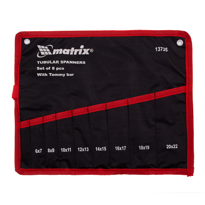 Набор ключей трубчатых торцевых 9 предметов Matrix по ценам производителя в Екатеринбурге с доставкой по всей России