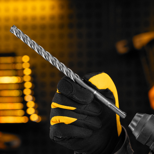 Бур по бетону, цельная крестовая пластина, 12x215 мм, SDS PLUS Denzel по ценам производителя в Екатеринбурге с доставкой по всей России