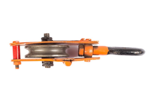 Блок монтажный однорольный с  ушком TOR 0,5 т с откидной щекой по ценам производителя в Екатеринбурге с доставкой по всей России