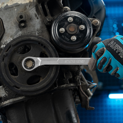 Ключ комбинированный трещоточный, 18 мм, количество зубьев 100 Gross по ценам производителя в Екатеринбурге с доставкой по всей России