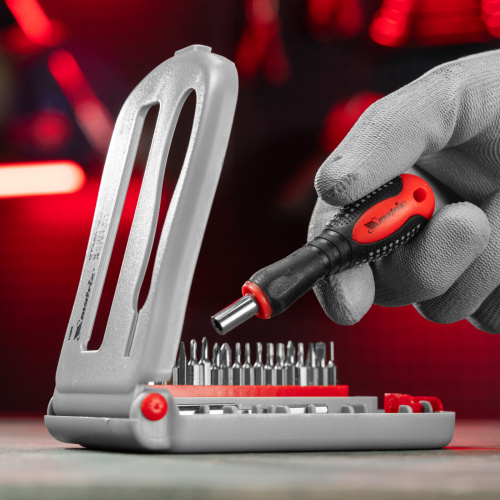 Отвертка для точных работ с насадками Fusion, 22 предмета, в пластиковом пенале Matrix по ценам производителя в Екатеринбурге с доставкой по всей России