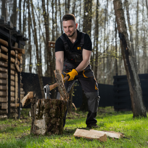 Топор кованый, 1360 г, американский тип, буковая рукоятка, 700мм, EFP Denzel по ценам производителя в Екатеринбурге с доставкой по всей России