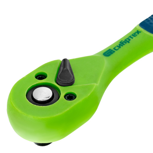 Ключ-трещотка 3/8", CrV, 72 зуба, с быстрым сбросом Сибртех по ценам производителя в Екатеринбурге с доставкой по всей России