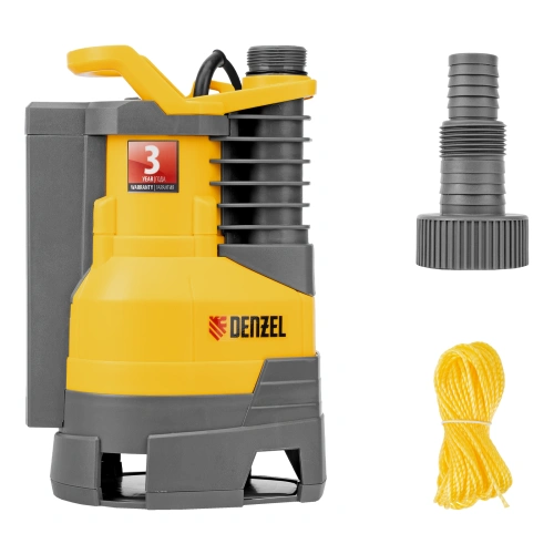 Дренажный насос DPХ450, 450 Вт, подъем 5 м, 9000 л/ч Denzel по ценам производителя в Екатеринбурге с доставкой по всей России